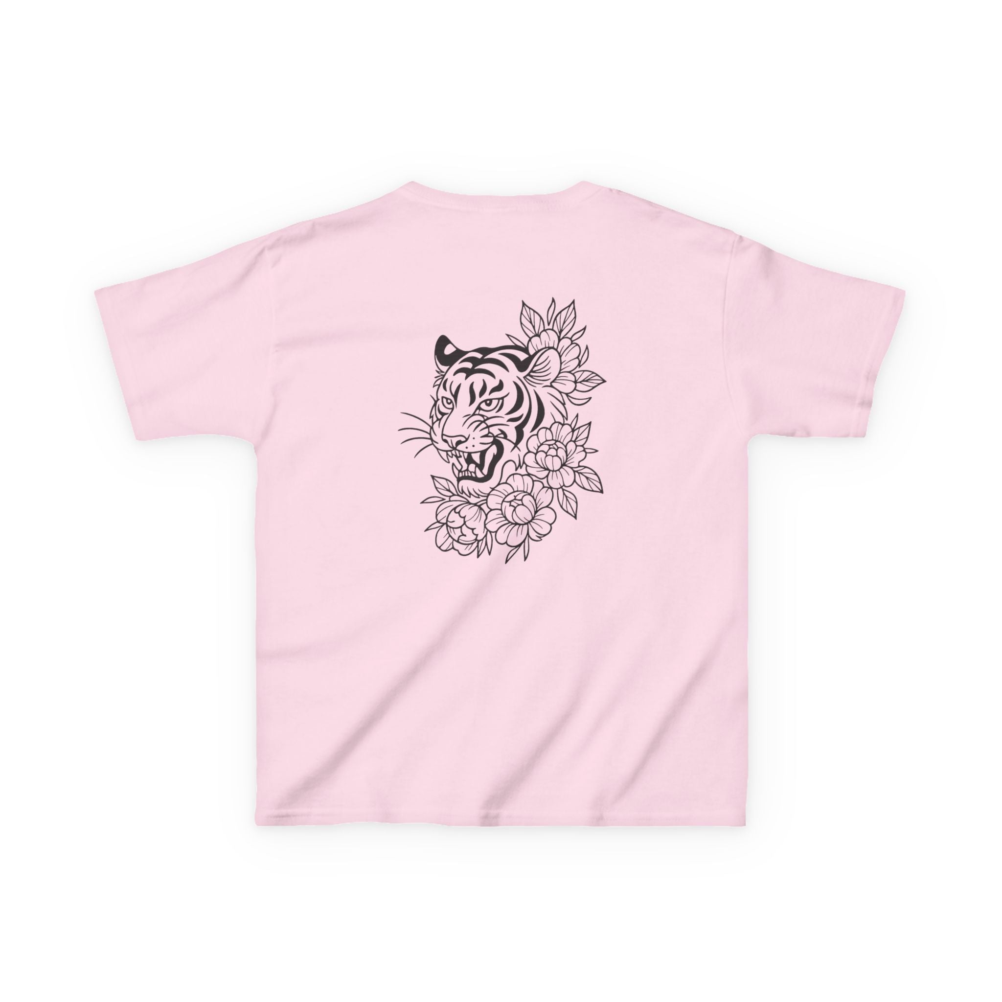 Be Strong & Courageous — Small Cross Chest Design