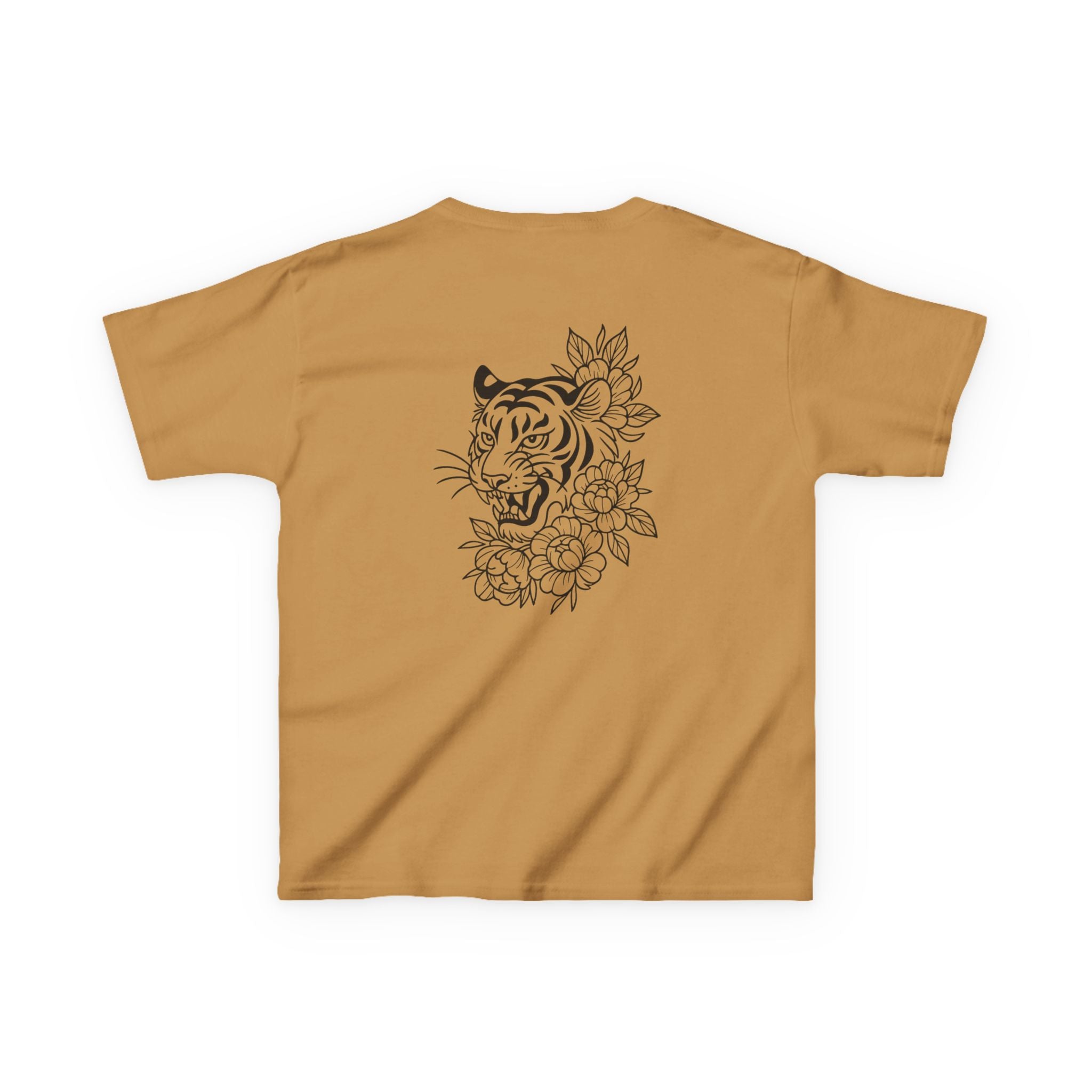 Be Strong & Courageous — Small Cross Chest Design