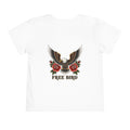 Toddler Tee — 'Free Bird' Eagle & Roses Graphic