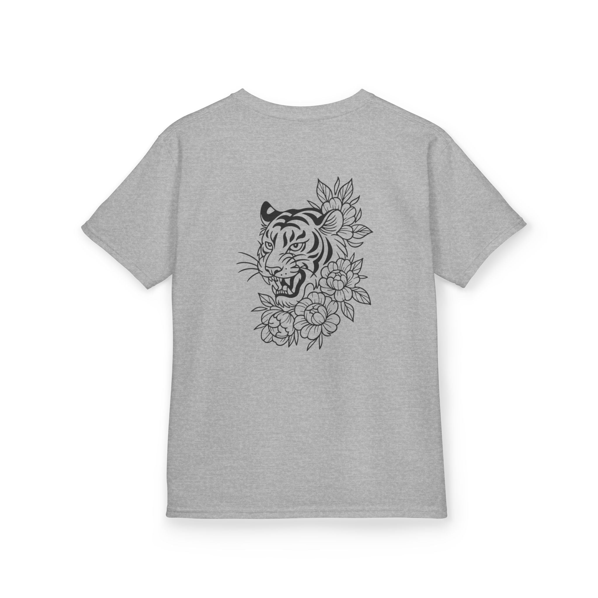 Be Strong & Courageous — Small Cross Chest Design