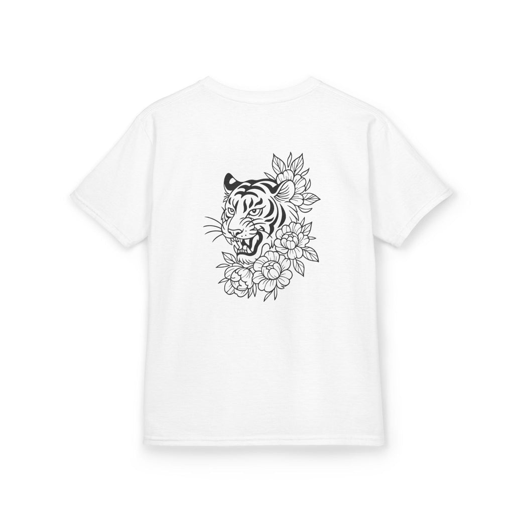 Be Strong & Courageous — Small Cross Chest Design