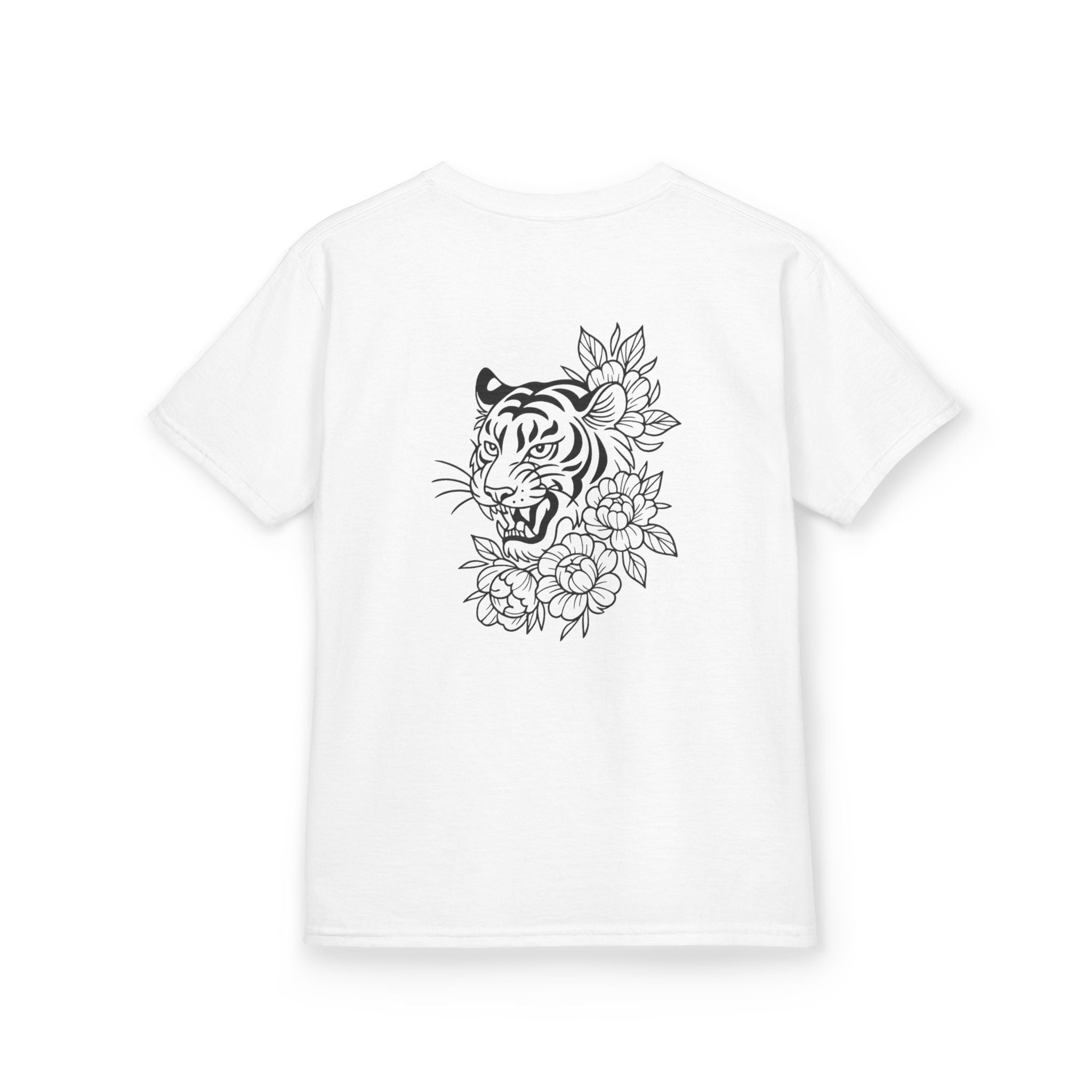 Be Strong & Courageous — Small Cross Chest Design