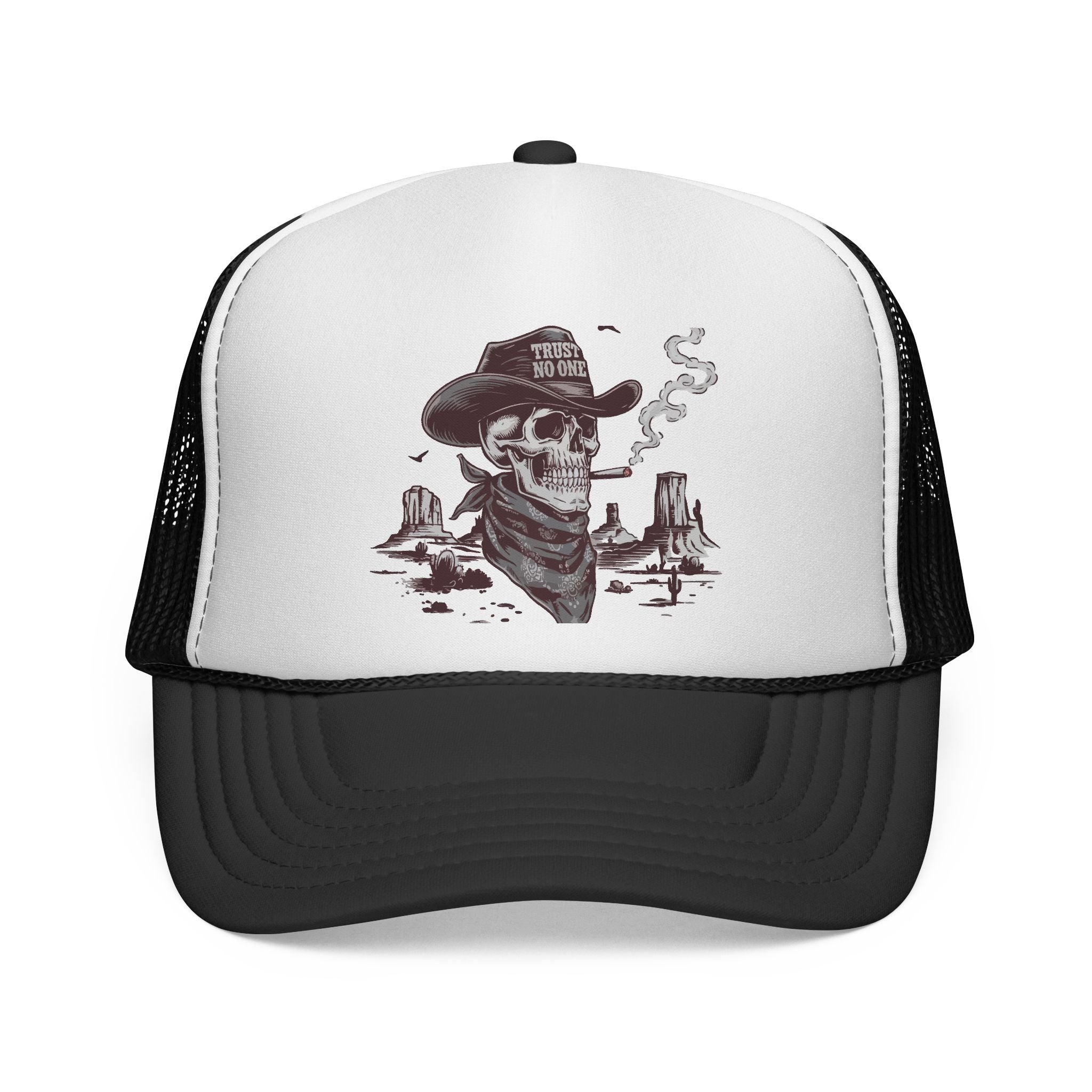 'Trust No One' Unisex Trucker Hat