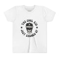 Youth Tee — "The Cool Kid Just Showed Up" Skull Graphic