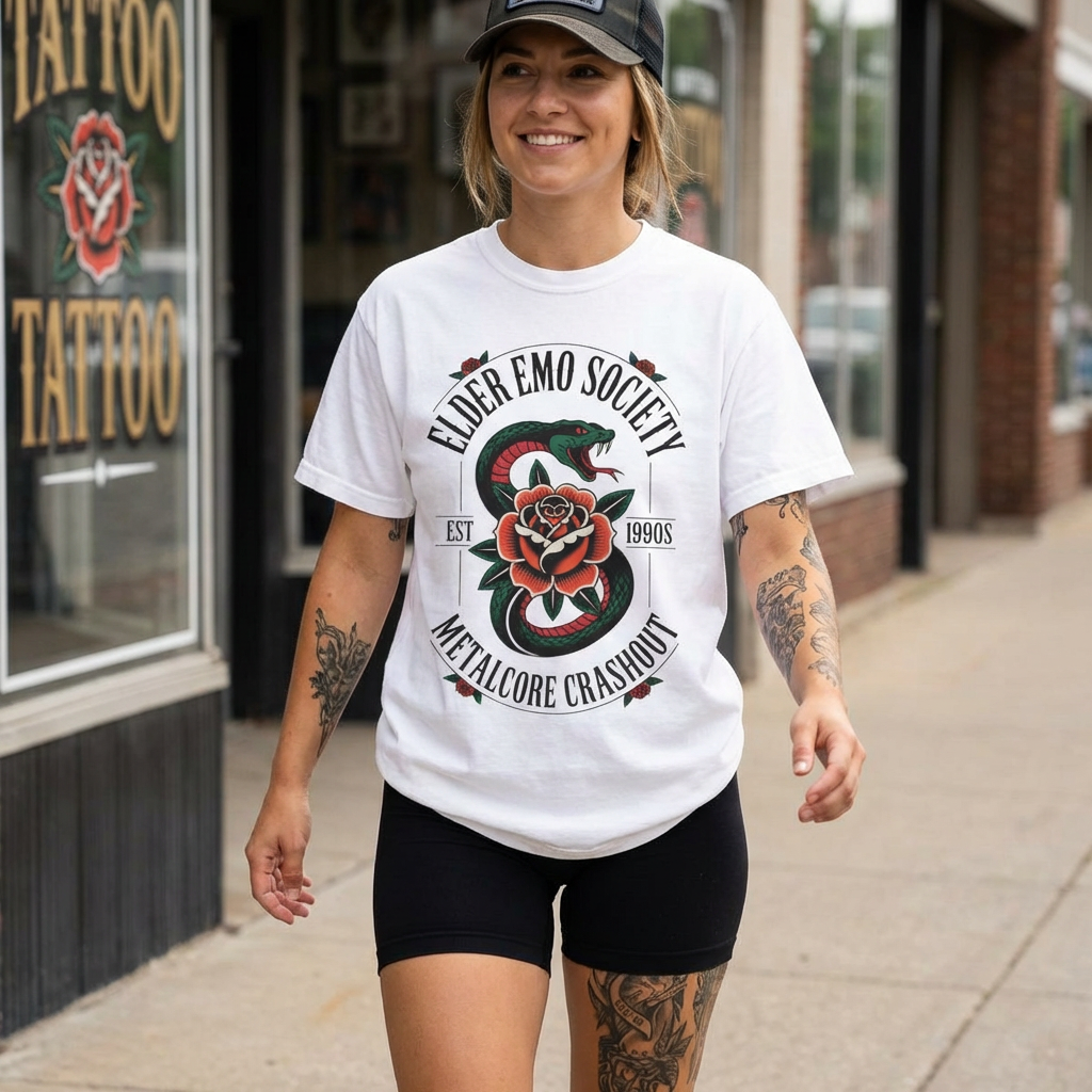 Elder Emo Society Metalcore Crashout T-Shirt