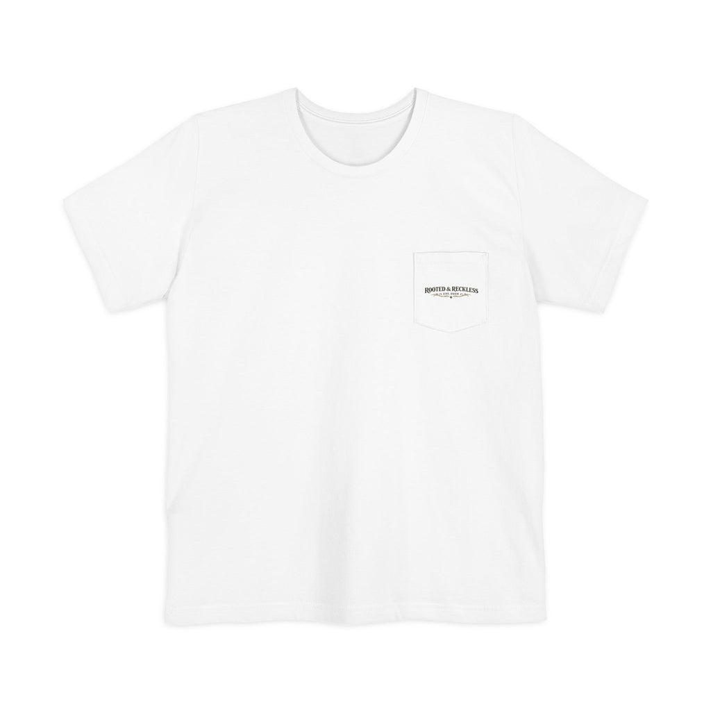 Free Bird Eagle Pocket T-Shirt — Vintage Rose Motorcycle Tee