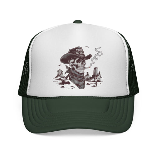 'Trust No One' Unisex Trucker Hat