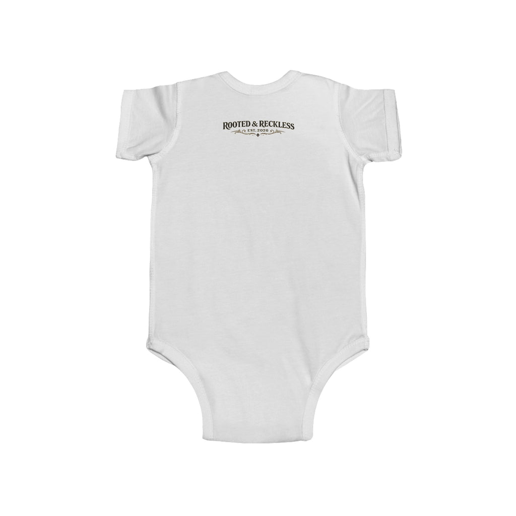 "Crawl Walk Ride" Unisex Baby Onesie