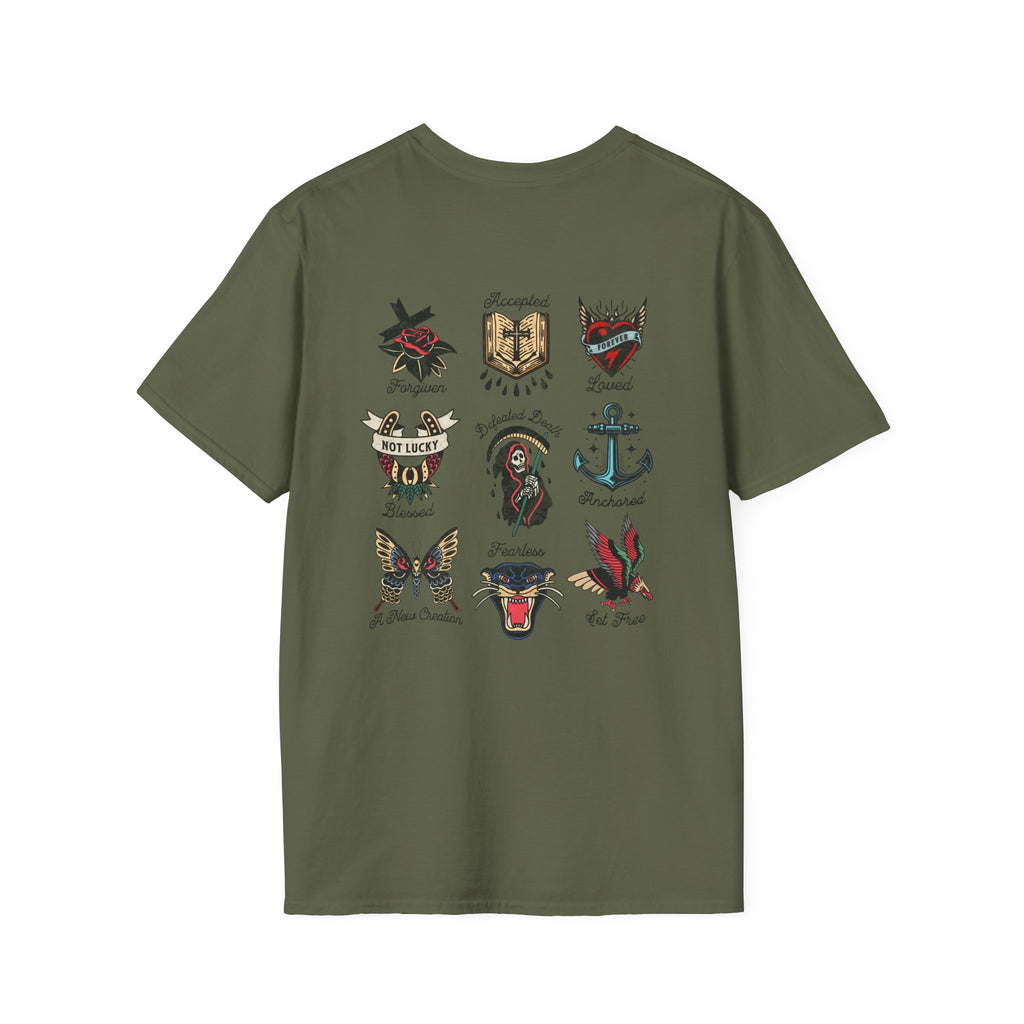 Religious Crest Graphic T-Shirt