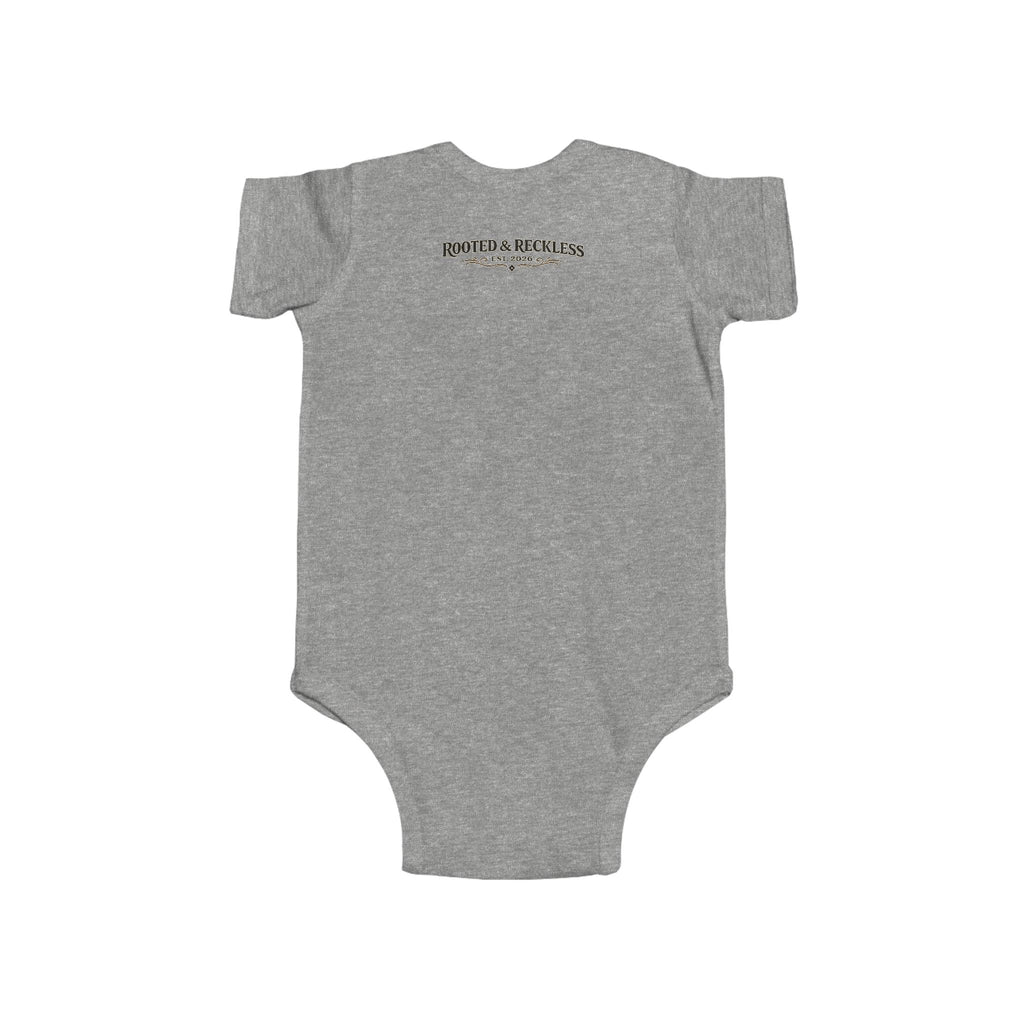 "Crawl Walk Ride" Unisex Baby Onesie