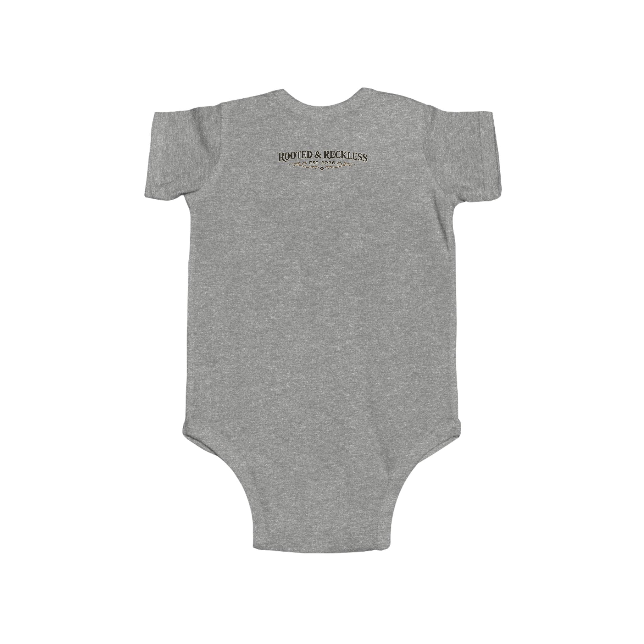"Crawl Walk Ride" Unisex Baby Onesie
