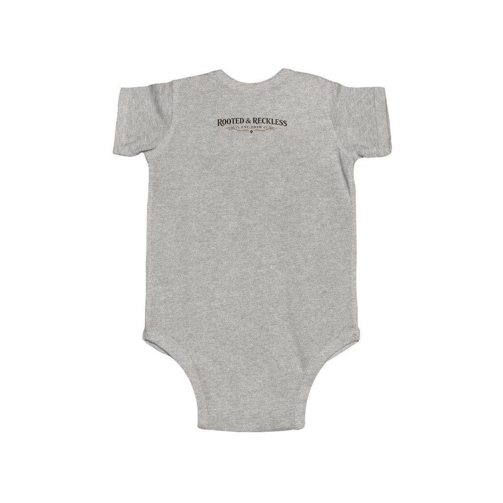 "Crawl Walk Ride" Unisex Baby Onesie