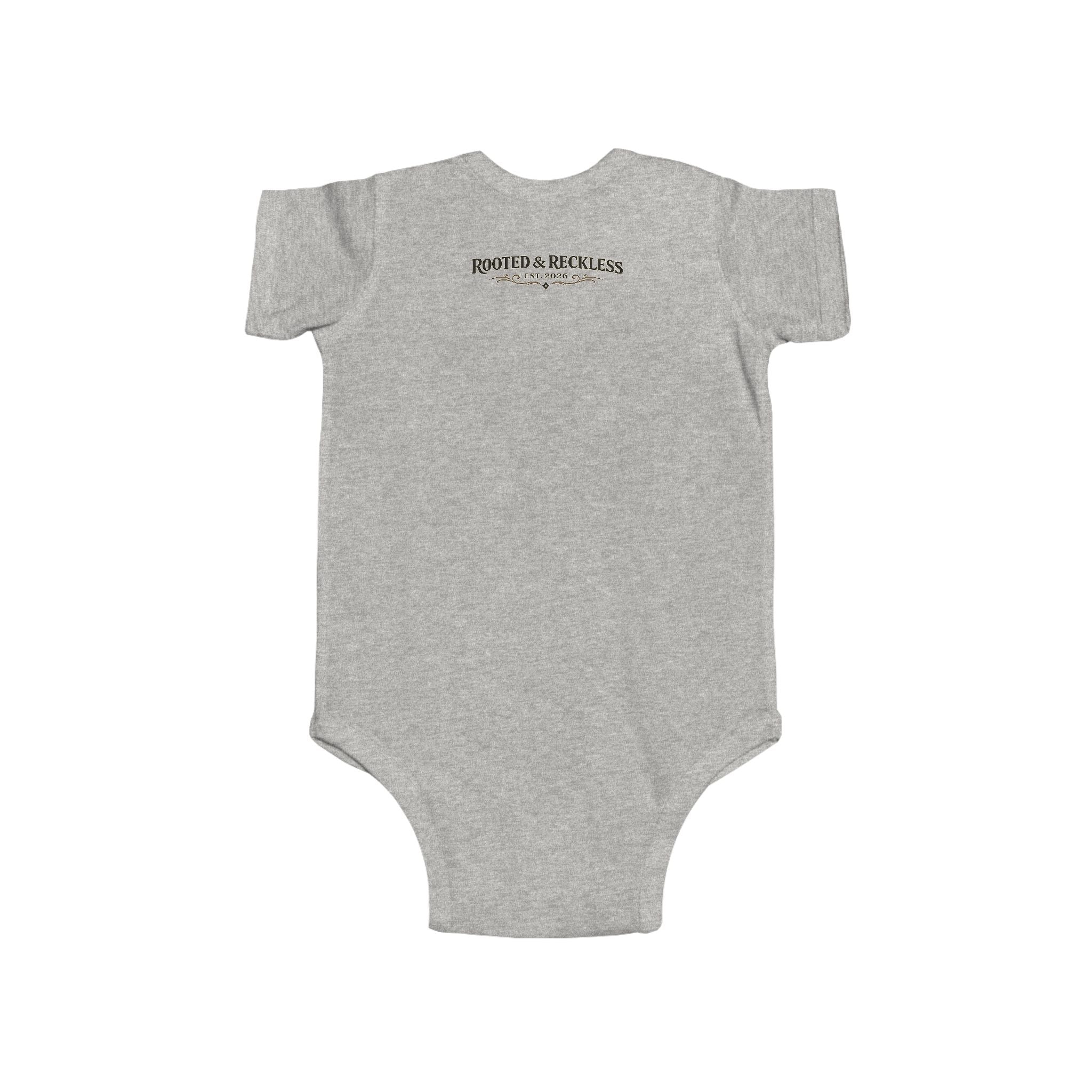 "Crawl Walk Ride" Unisex Baby Onesie