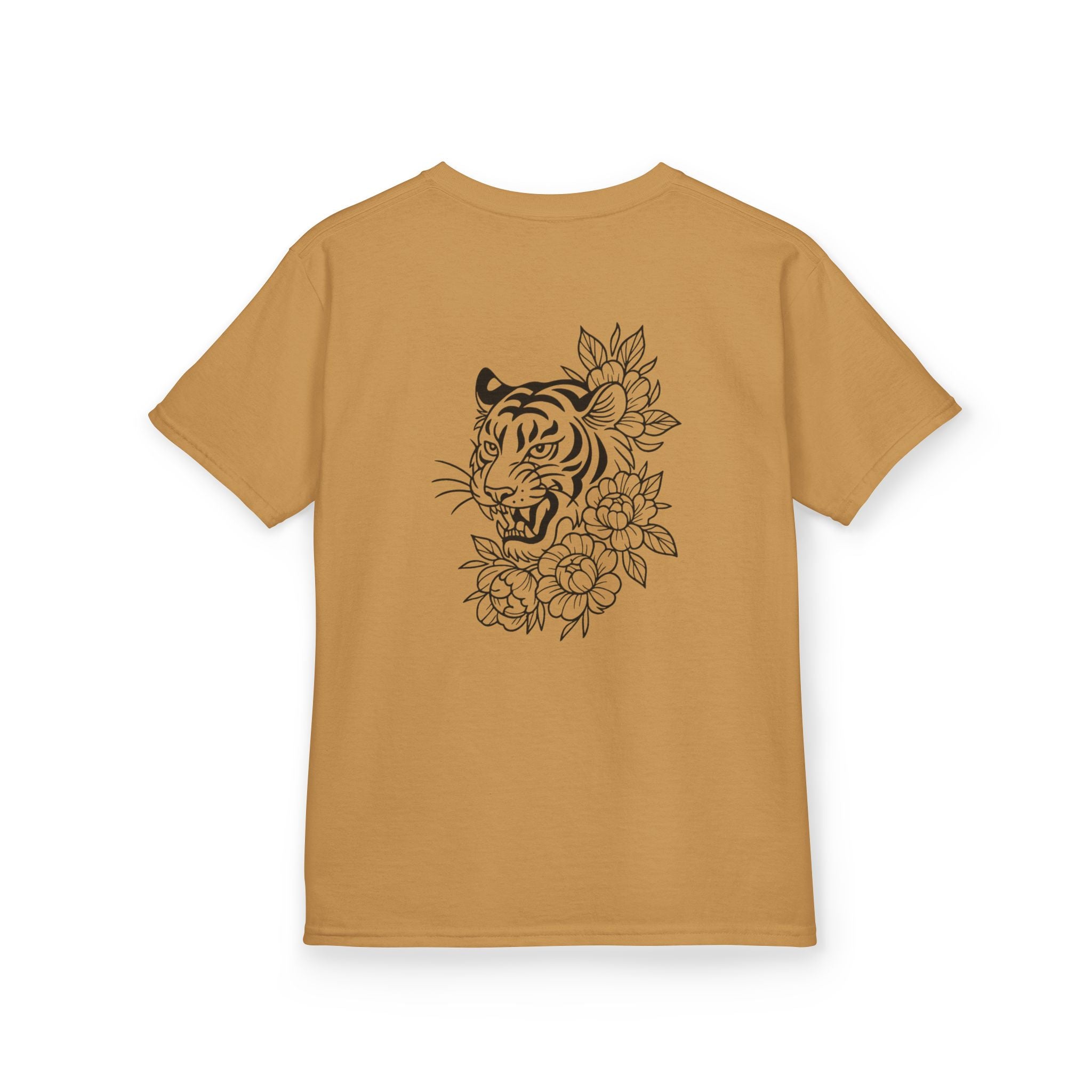 Be Strong & Courageous — Small Cross Chest Design